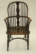 Early 19th century spindle back chair