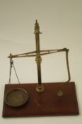 A set of weighing scales