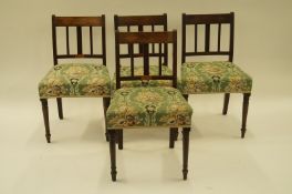 Four late 19th century chairs