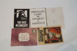 A collection of various concert programmes to include Two Pink Floyd, Earls Court May 1973, Winter