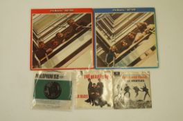 Small collection of Beatles LPs and singles