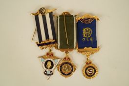 Three Frome Buffalo lodge Masons medals