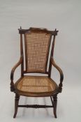Early 20th century walnut armchair