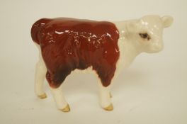 Beswick Hereford calf