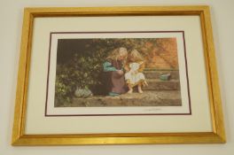A David Shepherd, signed limited edition print, 242/850, entitled "Is it a Ladybird"