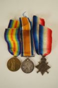 Three WW1 medals awarded to J. 49386 F.H. Spenceley, A.B.R.N