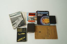 A collection of vintage navy and warship books and magazines