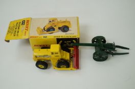A boxed Dinky "Michigan" tractor dozer and one other toy