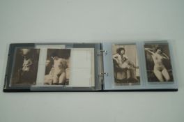 An album of erotic post cards