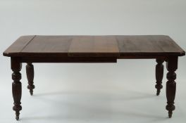 Elm table with winder