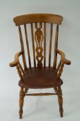 A queen fireside chair
