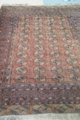A handmade Persian rug