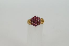 An 18ct gold ruby ring