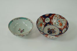 An Imari bowl and Chinese bowl