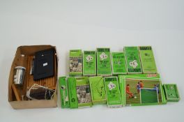 A collection of various boxed Subbuteo items and other items