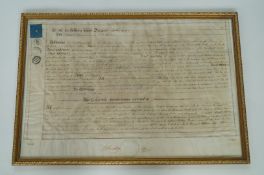 An early 19th century deed