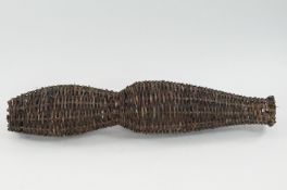A Norfolk eel trap in wicker