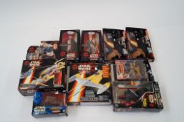 A good collection of various boxed Star Wars toys including; Episode 1 Phantom Menace and Episode