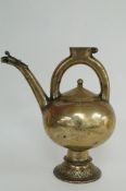 An early 19 th Century Brass Ewer - vendor states with this returned from the Battle of Waterloo
