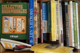 A large collection of various antique and collectable related books
