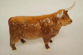 A Beswick highland cow