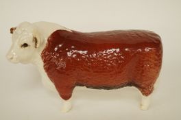 A Beswick Hereford Bull first version