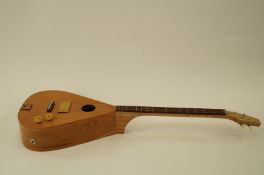 A cherrywood guitar