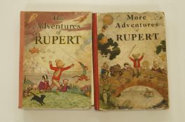 Two Rupert bear books