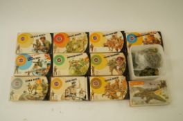 A good collection of Airfix military toys and various others
