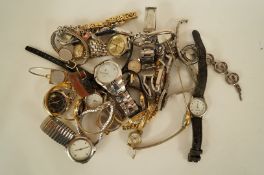 A collection of various watches, gents and ladies