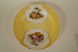 A Meissen transfer decorated plate