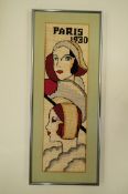 Art Deco style tapestry