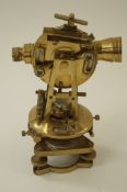 A ships brass theodolite/sextant