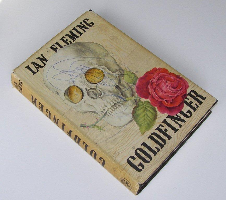 Ian Fleming ? `Goldfinger` ? Jonathan Cape First Edition 1959 in dust jacket ? biro scribble to