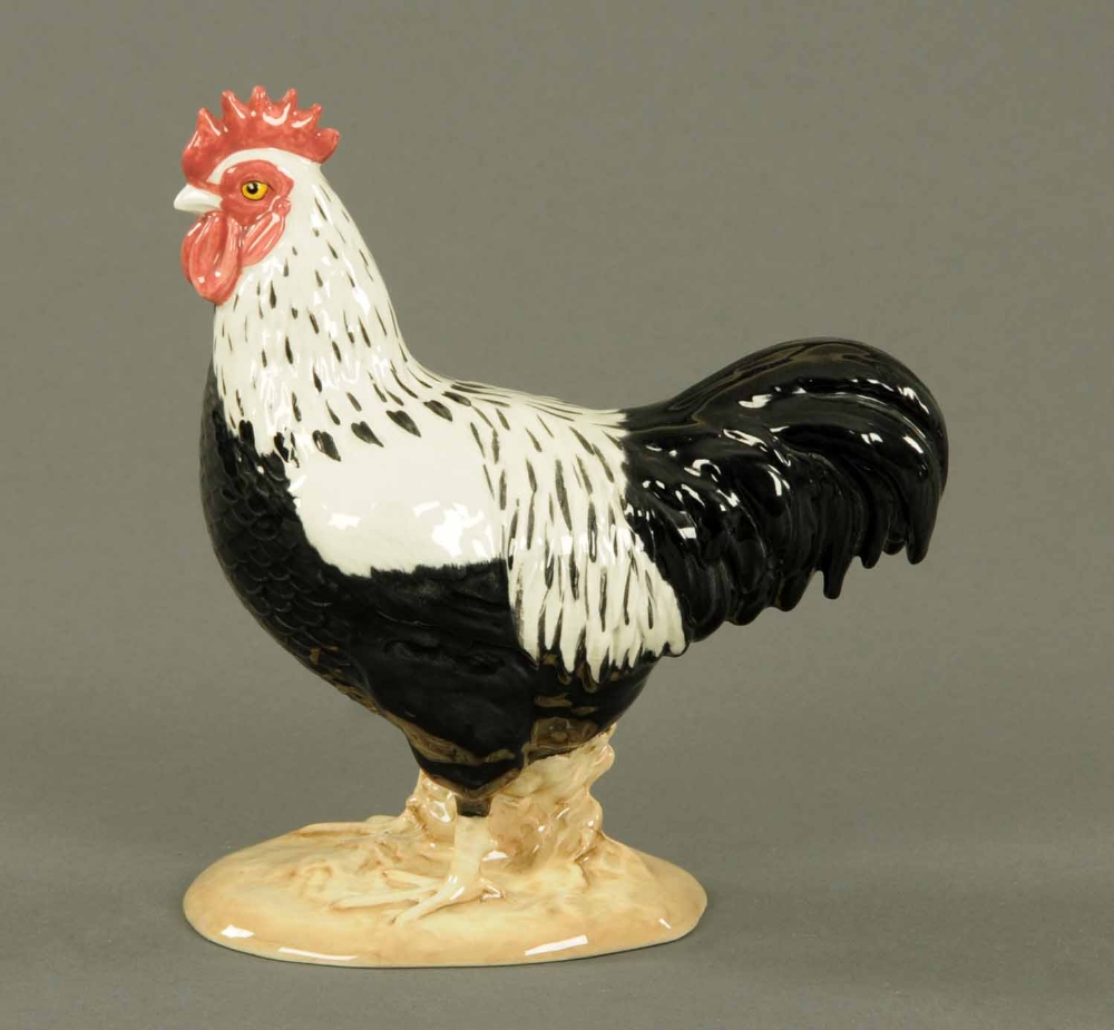 A Beswick Light Sussex cockerel, 1899 (see illustration).