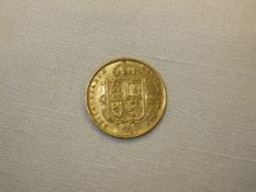 An 1887 half sovereign from the Victoria Jubilee