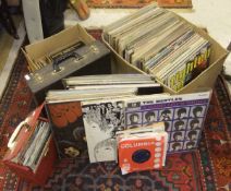Assorted LP records to include The Beatles "A Hard Day's Night", "Revolver", "Help!", "With The
