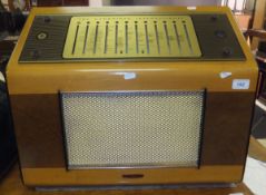 A mid 20th Century Cambridge International radio by Pye, Cambridge England, together with a