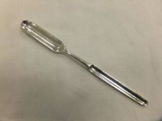 A Victorian silver marrow scoop of typical form by Goldsmiths & Silversmiths Company (by William