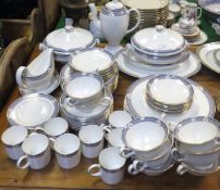 A collection of Wedgwood "Waverley" pattern dinner and tea wares to include two lidded tureens,