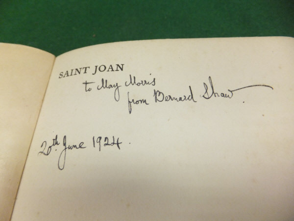 BERNARD SHAW "St. Joan: A Chronicle Play in Six Scenes and an Epilogue", published Constable & Co. - Image 20 of 20