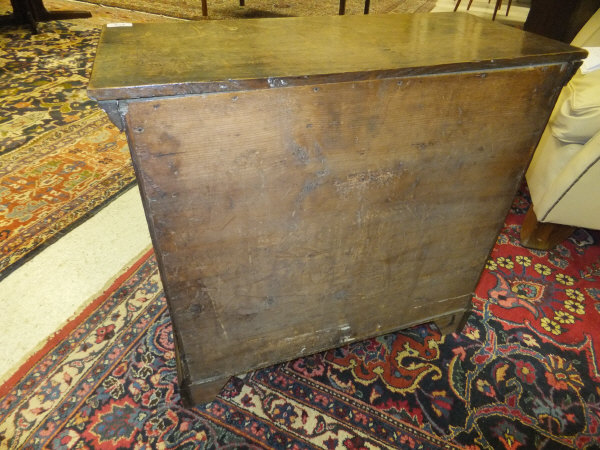 A 19th Century oak miniature chest of two short and three long graduated drawers on bracket feet, - Image 13 of 18