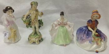 A Royal Doulton figurine "Daddy's girl", model No. HN 3435, Royal Doulton figurine "Sara", model No.