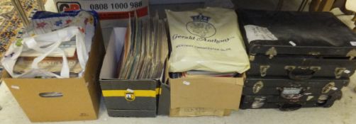 Six boxes and three cases containing a large quantity of sheet music to include Gilbert & Sullivan