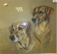 MARJORIE COX "Fiver", "Tawny", "Moss" and "Bonnie", pastels, signed   CONDITION REPORTS  Sizes