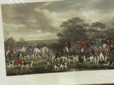 AFTER FRANCIS GRANT "Sir Richard Sutton and Quorn Hounds", coloured engraving by
by Frederick
