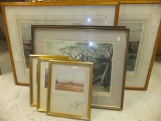AFTER J S SANDERSON-WELLS "Over Hill and Dale" and "A View Hulloa", two colour hunting prints,