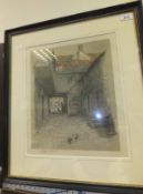 AFTER CECIL ALDIN "The Kings Head Malmesbury", colour print with Fine Art Trade Guild stamp,