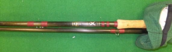A Bruce & Walker "Expert" 15 ft. hand-built carbon salmon fly rod, with makers cloth bag