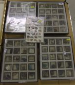 Five various mineralogical displays   CONDITION REPORTS  Plastic boxes and cases in used and worn